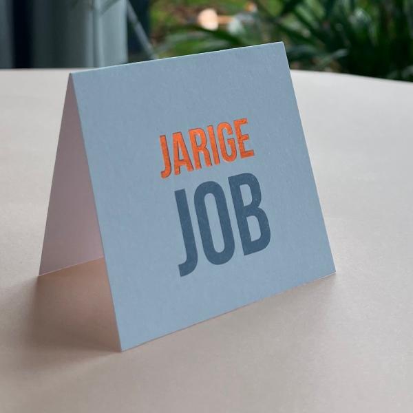 Cadeaukaartje JARIGE JOB