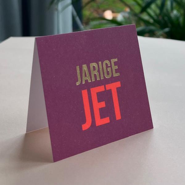 Cadeaukaartje JARIGE JET