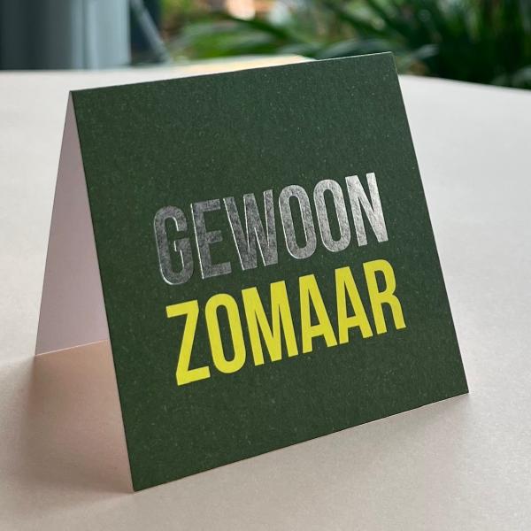 Cadeaukaartje ZOMAAR