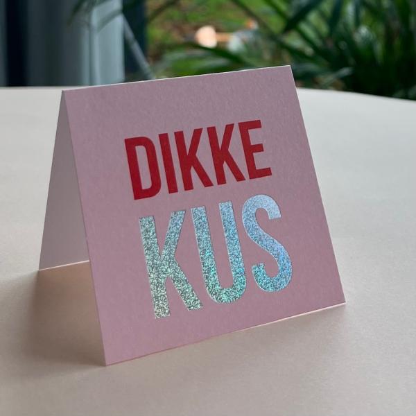 Cadeaukaartje DIKKE KUS