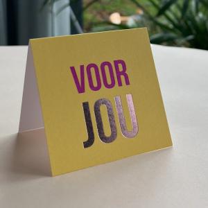 Cadeaukaartje VOOR JOU