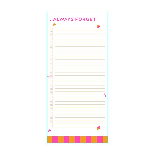 Noteblok to do & forget