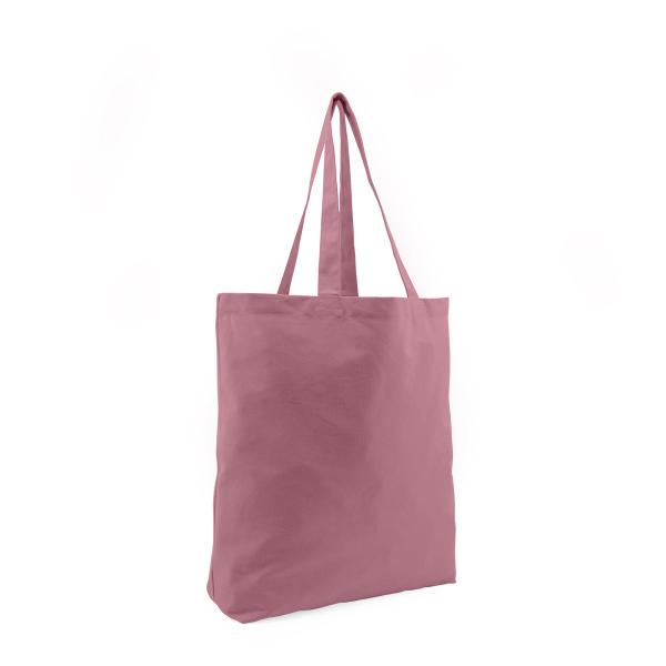 Grote katoenen shopper tas met felgekleurde opdruk