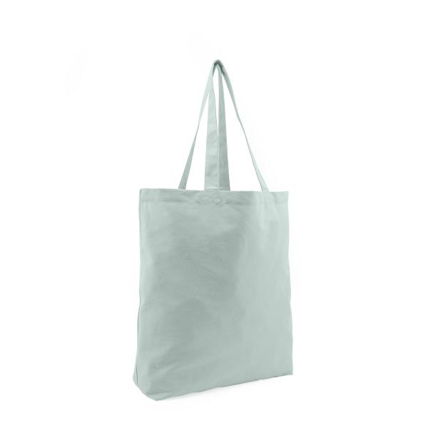 Grote katoenen shopper tas met felgekleurde opdruk
